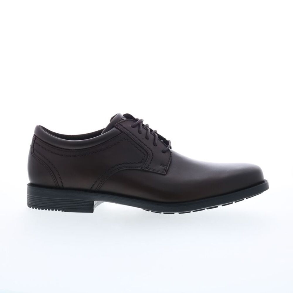 Rockport Mens Isaac Plain Toe Brown Shoes (NWT)